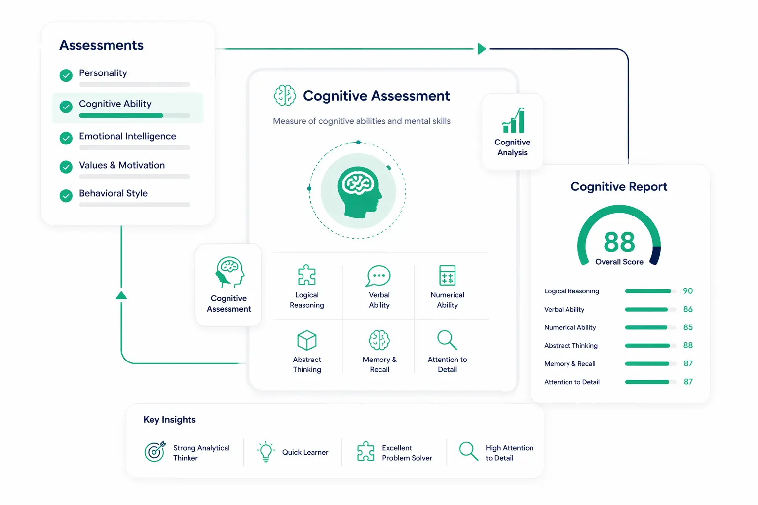 Cognitive Assessment Visualization - Intelligence Testing